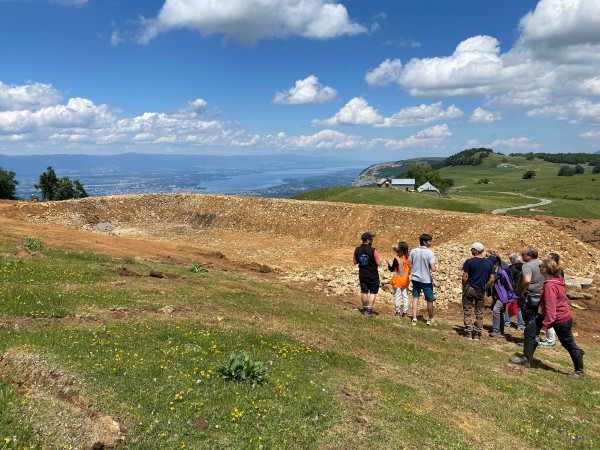 Focus sur le nouvel impluvium pour assurer l’autonomie en eau de cinq alpages dans le massif du Salève