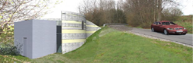 Le réservoir de l'Épine en chantier