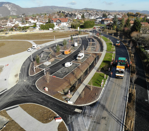 Parc'Espace à Poisy, le chantier va bon train